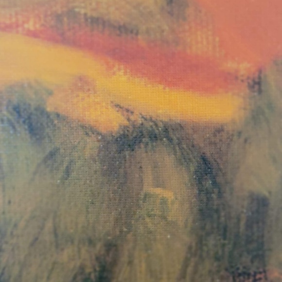 36W"x23.5" TERRACOTTA AFTERNOON by PHILIP CRAIG - TUSCAN FARMLAND VILLAGE CANVAS - Picture 2 of 6